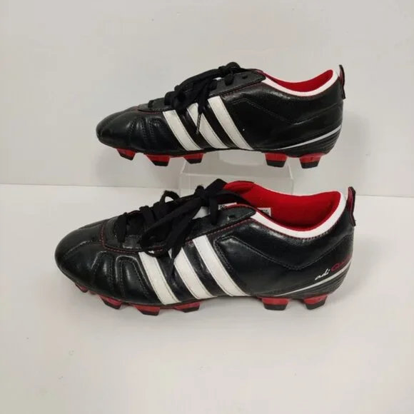adidas | Shoes | Adidas Black And White Soccer Cleats Mens 75 Athletic  Sports Activewear | Poshmark